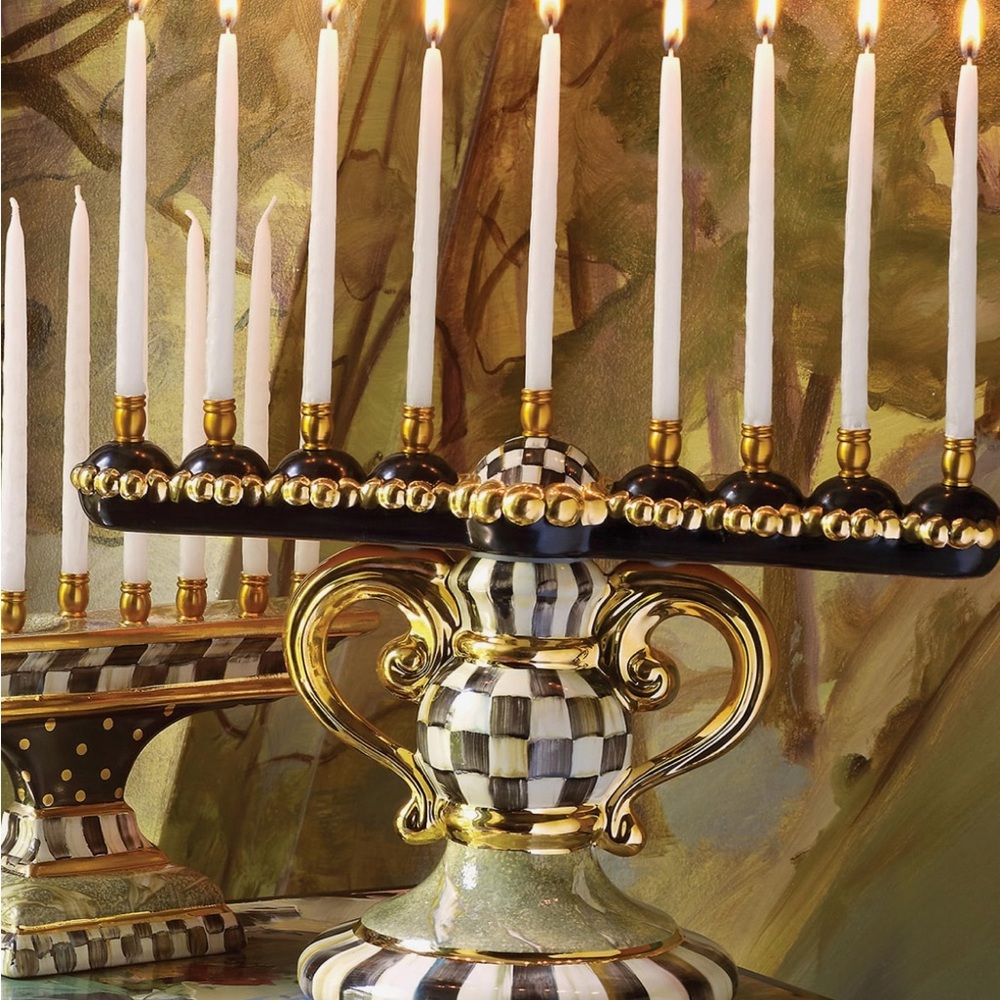 Mackenzie-Childs Menorah retails for $895+; Menorah never used just not NIB